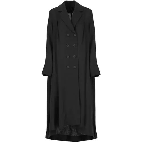 Coats > Double-Breasted Coats - - NÜ Denmark - Modalova