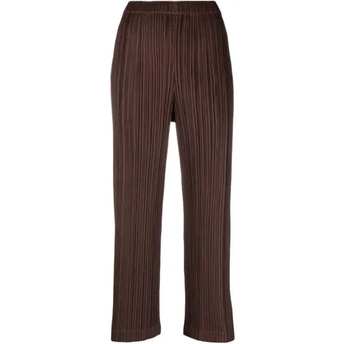 Trousers > Straight Trousers - - Issey Miyake - Modalova