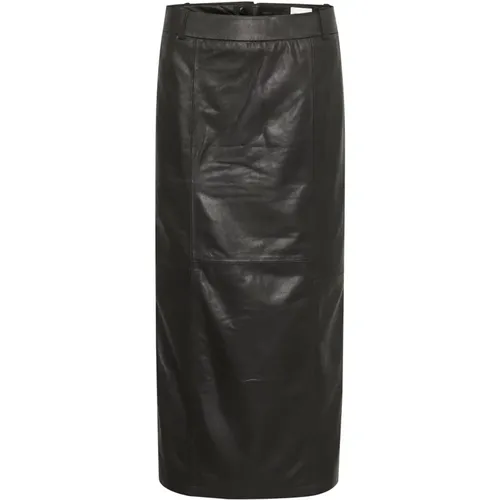 Skirts > Leather Skirts - - My Essential Wardrobe - Modalova