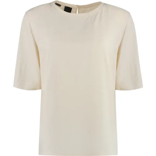 Pinko - Tops > T-Shirts - Beige - pinko - Modalova