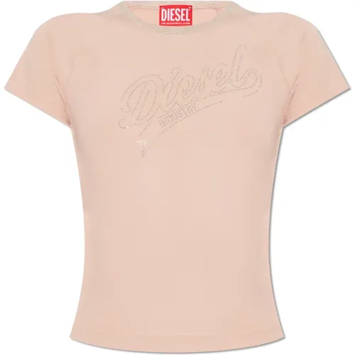 Diesel - Tops > T-Shirts - Pink - Diesel - Modalova