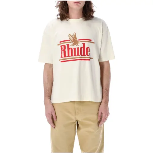 Rhude - Tops > T-Shirts - White - Rhude - Modalova