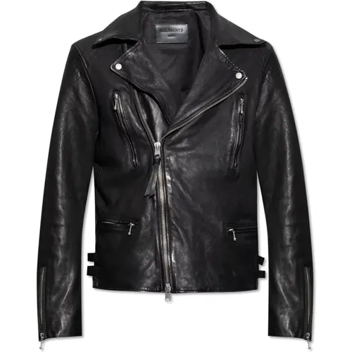 Jackets > Leather Jackets - - AllSaints - Modalova