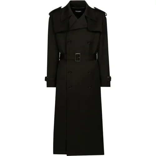 Coats > Trench Coats - - Dolce & Gabbana - Modalova