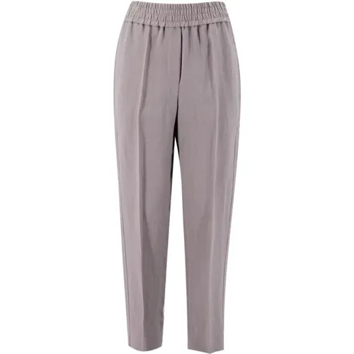 Trousers > Tapered Trousers - - BRUNELLO CUCINELLI - Modalova