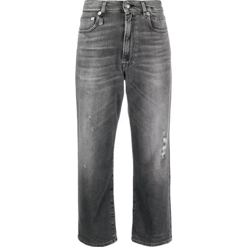 R13 - Jeans > Wide Jeans - Gray - R13 - Modalova