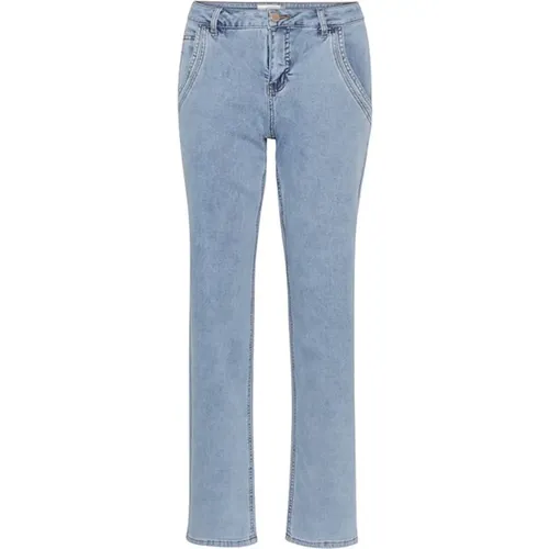 Jeans > Straight Jeans - - Cream - Modalova