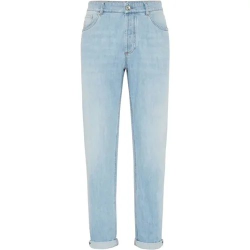 Jeans > Straight Jeans - - BRUNELLO CUCINELLI - Modalova