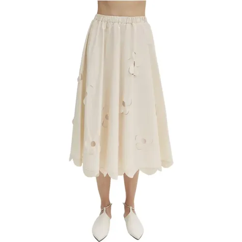 Skirts > Midi Skirts - - MeiMeiJ - Modalova