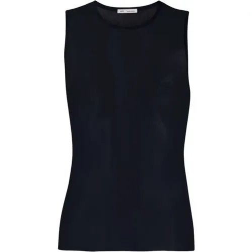 Tops > Sleeveless Tops - - Ami Paris - Modalova