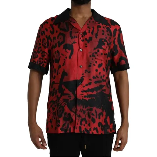 Shirts > Short Sleeve Shirts - - Dolce & Gabbana - Modalova