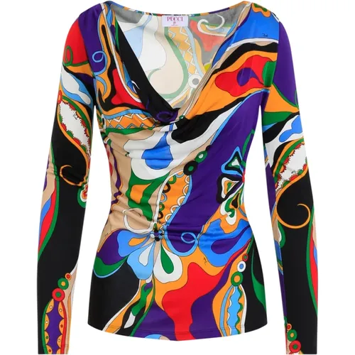 Tops > Long Sleeve Tops - - EMILIO PUCCI - Modalova