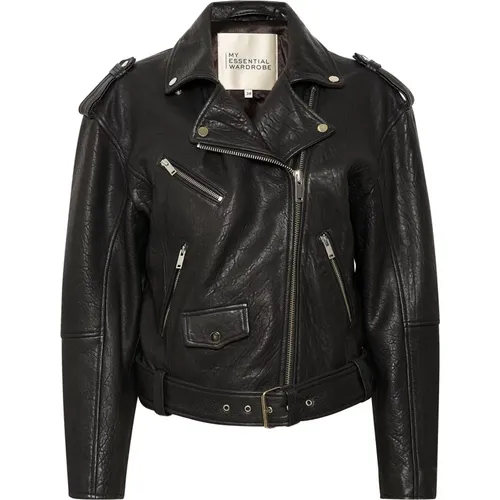 Jackets > Leather Jackets - - My Essential Wardrobe - Modalova
