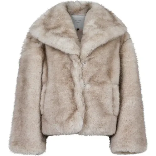 Jackets > Faux Fur & Shearling Jackets - - NEO NOIR - Modalova