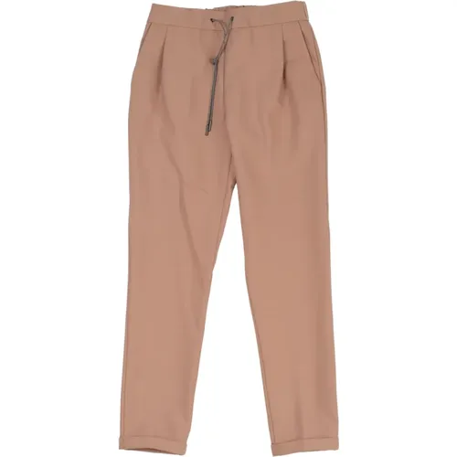 Trousers > Straight Trousers - - Fabiana Filippi - Modalova