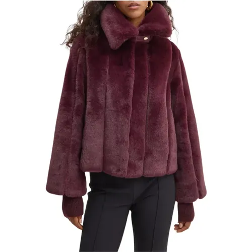 Jackets > Faux Fur & Shearling Jackets - - PATRIZIA PEPE - Modalova