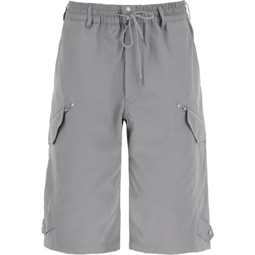 Y-3 - Shorts > Long Shorts - Gray - Y-3 - Modalova