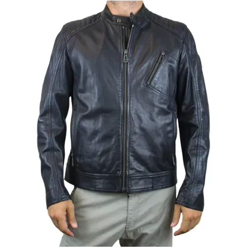 Jackets > Leather Jackets - - Belstaff - Modalova