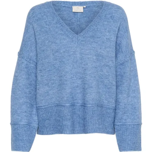 Knitwear > V-neck Knitwear - - Kaffe - Modalova