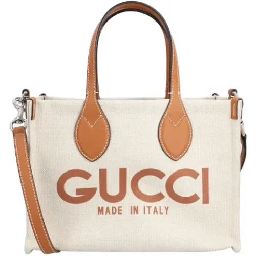 Gucci - Bags > Tote Bags - Beige - Gucci - Modalova