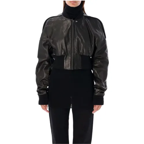 Jackets > Leather Jackets - - Rick Owens - Modalova