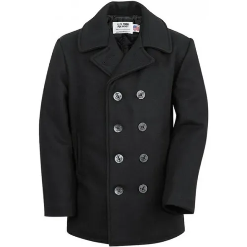 Coats > Double-Breasted Coats - - Schott NYC - Modalova