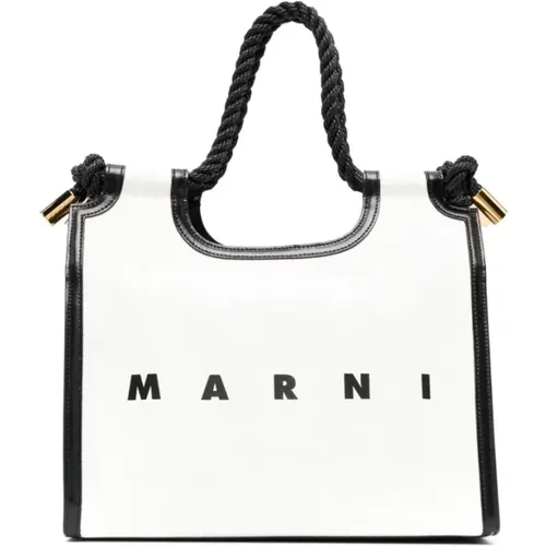 Marni - Bags > Tote Bags - White - Marni - Modalova