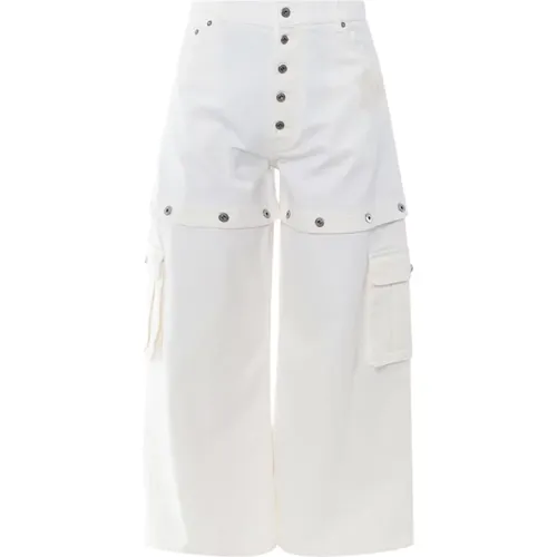 Off - Trousers > Wide Trousers - - Off White - Modalova