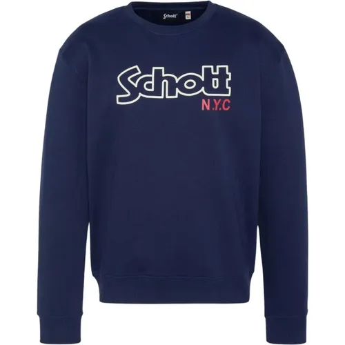 Sweatshirts & Hoodies > Sweatshirts - - Schott NYC - Modalova