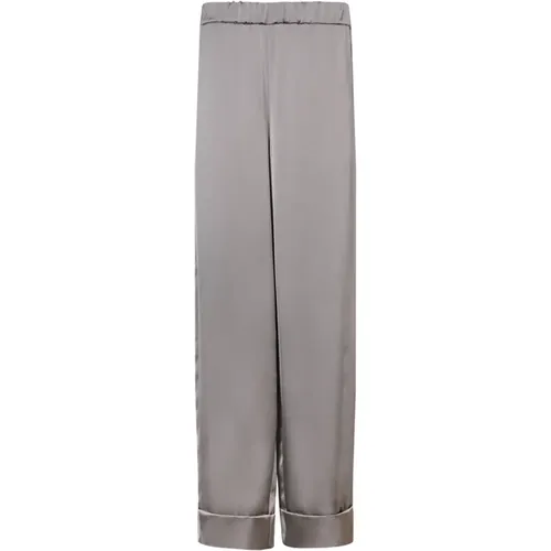 Trousers > Straight Trousers - - Blanca Vita - Modalova