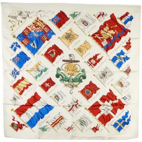 Pre-owned > Pre-owned Accessories > Pre-owned Scarves - - Hermès Vintage - Modalova