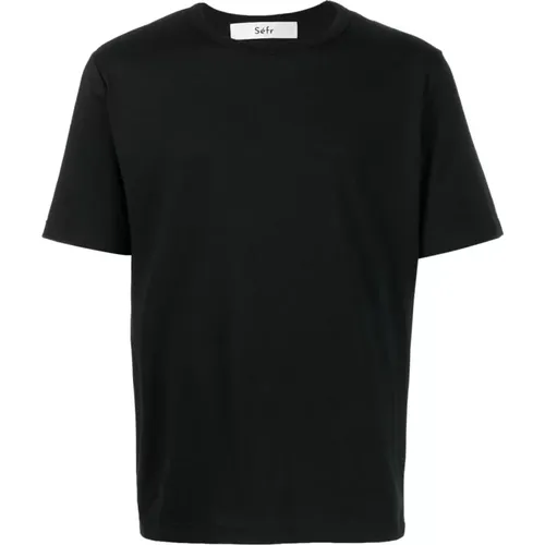 Séfr - Tops > T-Shirts - Black - Séfr - Modalova
