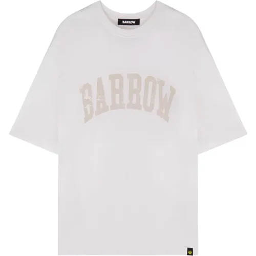 Barrow - Tops > T-Shirts - White - Barrow - Modalova