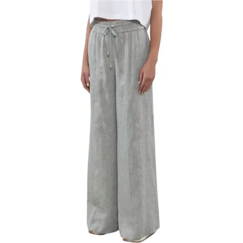 Trousers > Wide Trousers - - PESERICO - Modalova