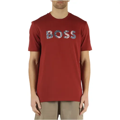 Boss - Tops > T-Shirts - Red - Boss - Modalova