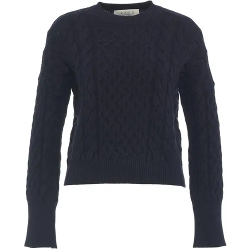 Knitwear > Round-neck Knitwear - - Kaos - Modalova