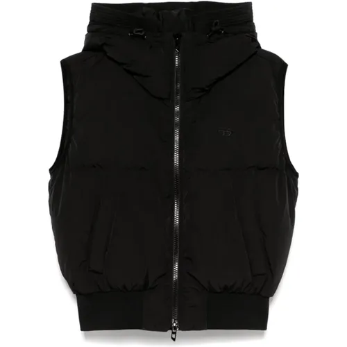 Diesel - Jackets > Vests - Black - Diesel - Modalova