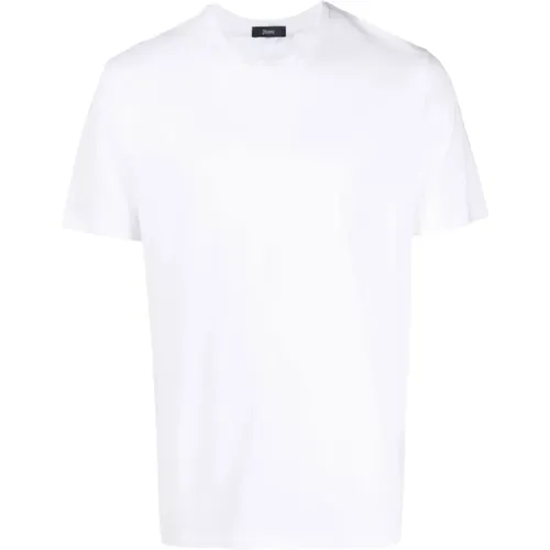 Herno - Tops > T-Shirts - White - Herno - Modalova