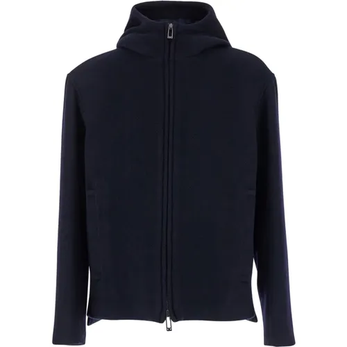 Sweatshirts & Hoodies > Zip-throughs - - Emporio Armani - Modalova