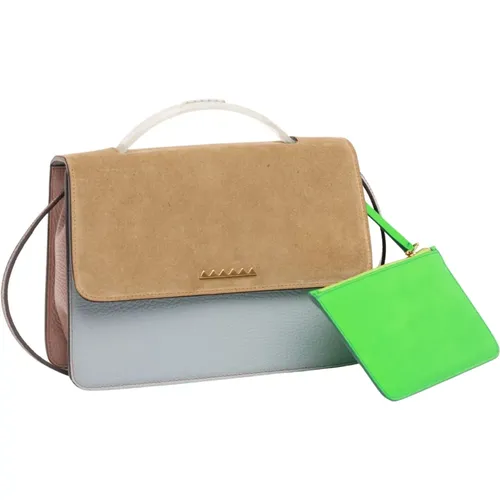 RUN OF - Bags > Handbags - Beige - RUN OF - Modalova