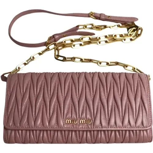 Pre-owned > Pre-owned Bags > Pre-owned Shoulder Bags - - Miu Miu Pre-owned - Modalova