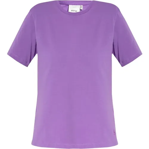 Gestuz - Tops > T-Shirts - Purple - Gestuz - Modalova