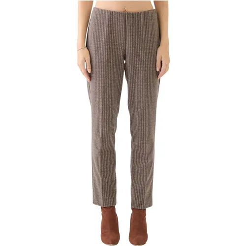 Trousers > Chinos - - Le Tricot Perugia - Modalova