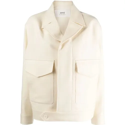 Jackets > Light Jackets - - Ami Paris - Modalova