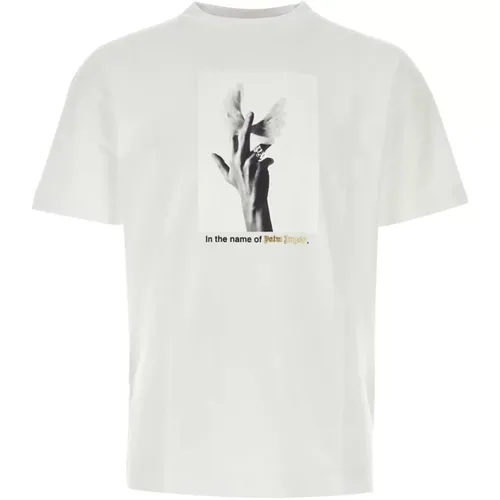 Tops > T-Shirts - - Palm Angels - Modalova