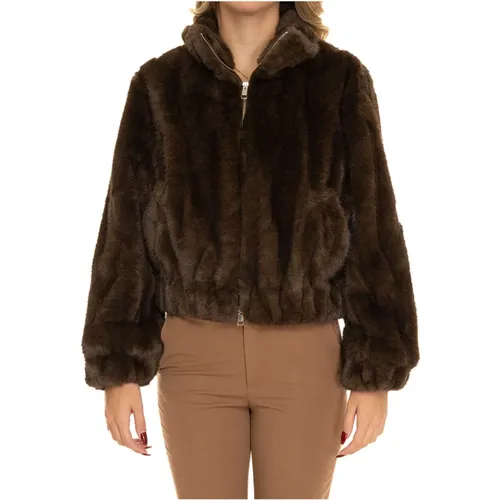 Jackets > Faux Fur & Shearling Jackets - - Liu Jo - Modalova