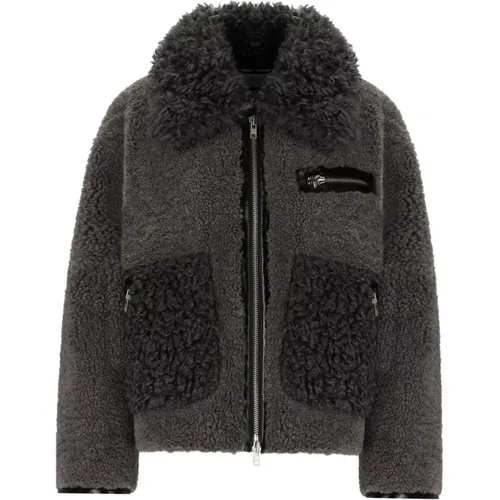 Jackets > Faux Fur & Shearling Jackets - - Stand Studio - Modalova