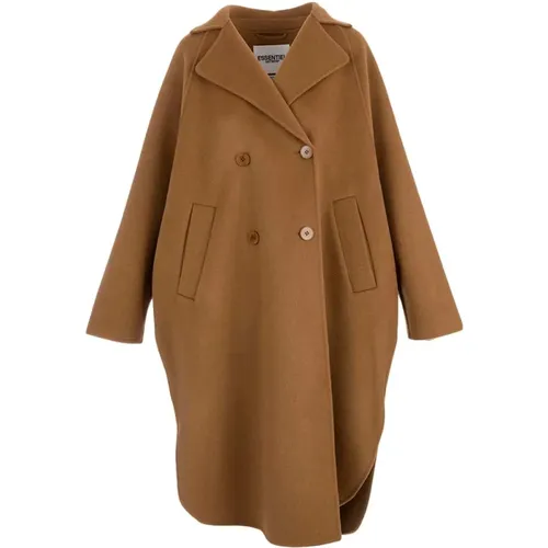 Coats > Double-Breasted Coats - - Essentiel Antwerp - Modalova