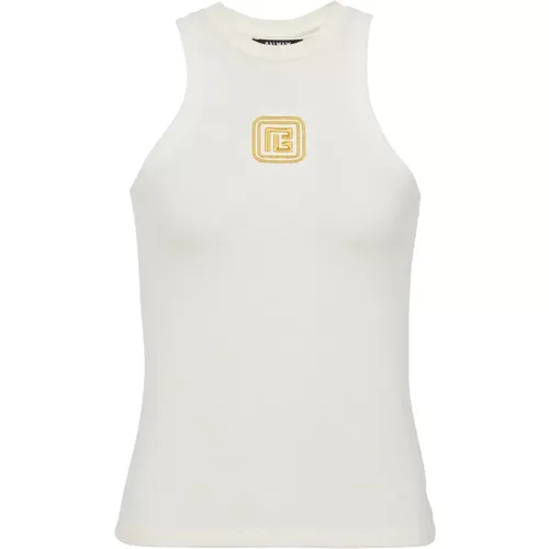 Tops > Sleeveless Tops - - Balmain - Modalova