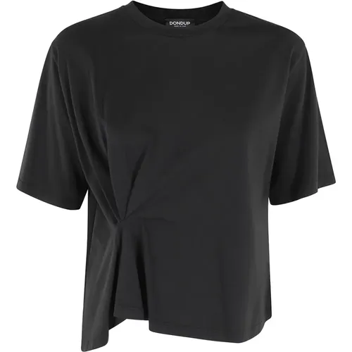 Dondup - Tops > T-Shirts - Black - Dondup - Modalova